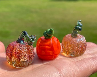 Handmade Glass Pumpkins