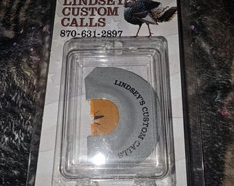 Turkey mouth calls Grey with orange Brand new