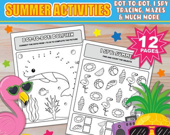 summer worksheets etsy