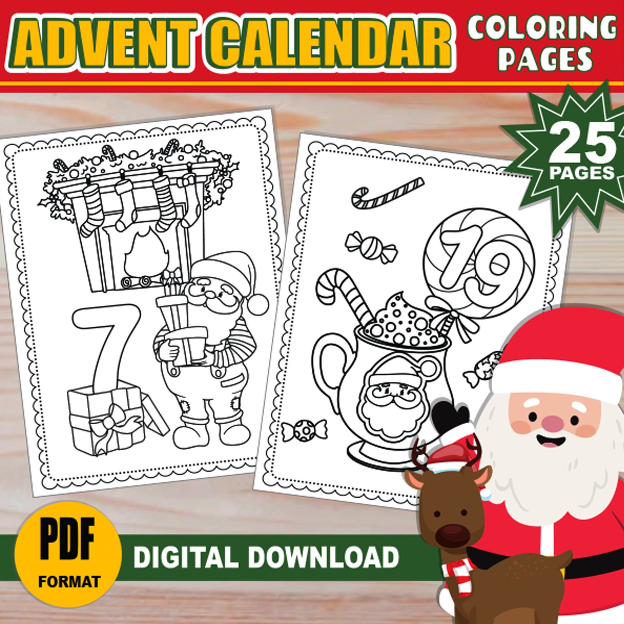 coloring-advent-calendar-for-kids-holiday-christmas-coloring-pages-christmas-countdown-advent-calendar-printable-christmas-activity-etsy