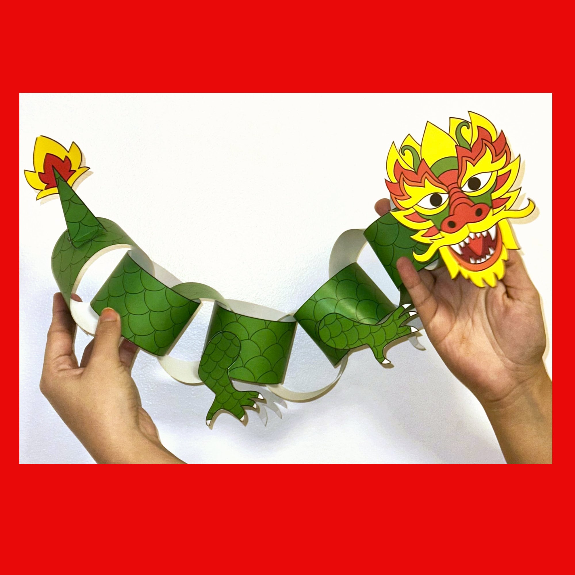 chinese-new-year-paper-dragon-printable-lunar-new-year-diy-chinese-dragon-kit-craft-activity-for-kids-year-of-the-dragon-2024-etsy for Free Printable Chinese Dragon Craft Template Chinese New Year Paper Dragon | PRINTABLE Lunar New Year DIY Chinese Dragon Kit | Craft Activity for Kids | Year of the Dragon 2024 - Etsy for Free Printable Chinese Dragon Craft Template