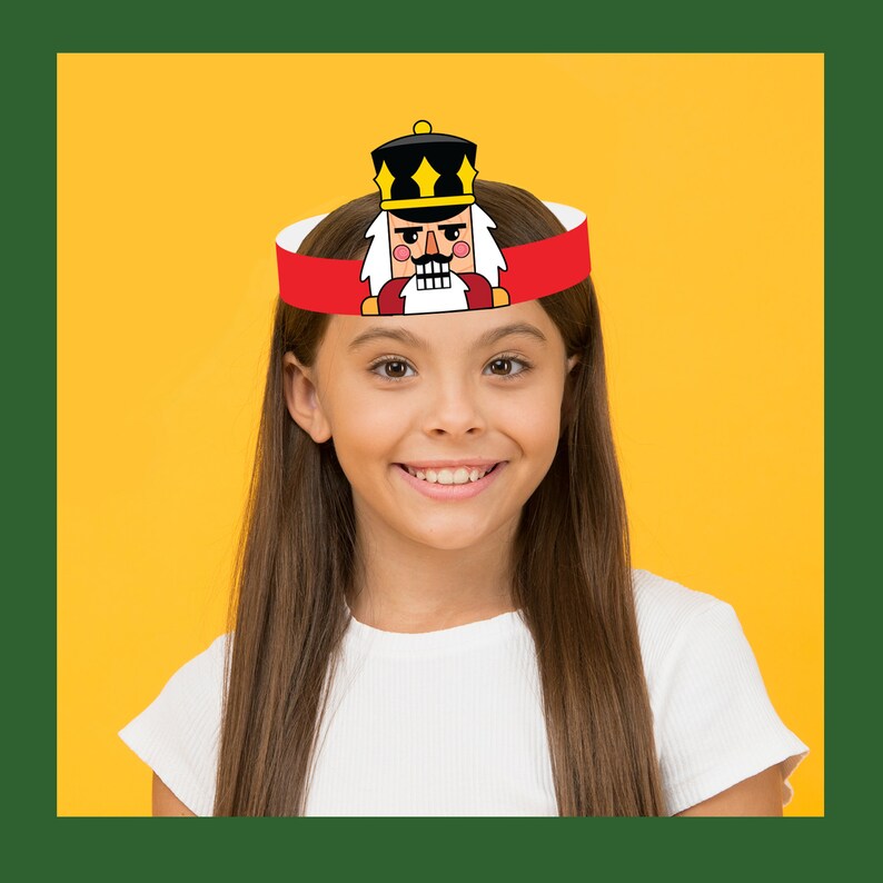 Christmas Paper Crowns for Kids BUNDLE of 16 PRINTABLE Christmas Hat Christmas Paper Crowns for Kids BUNDLE of 16 PRINTABLE Christmas Hat