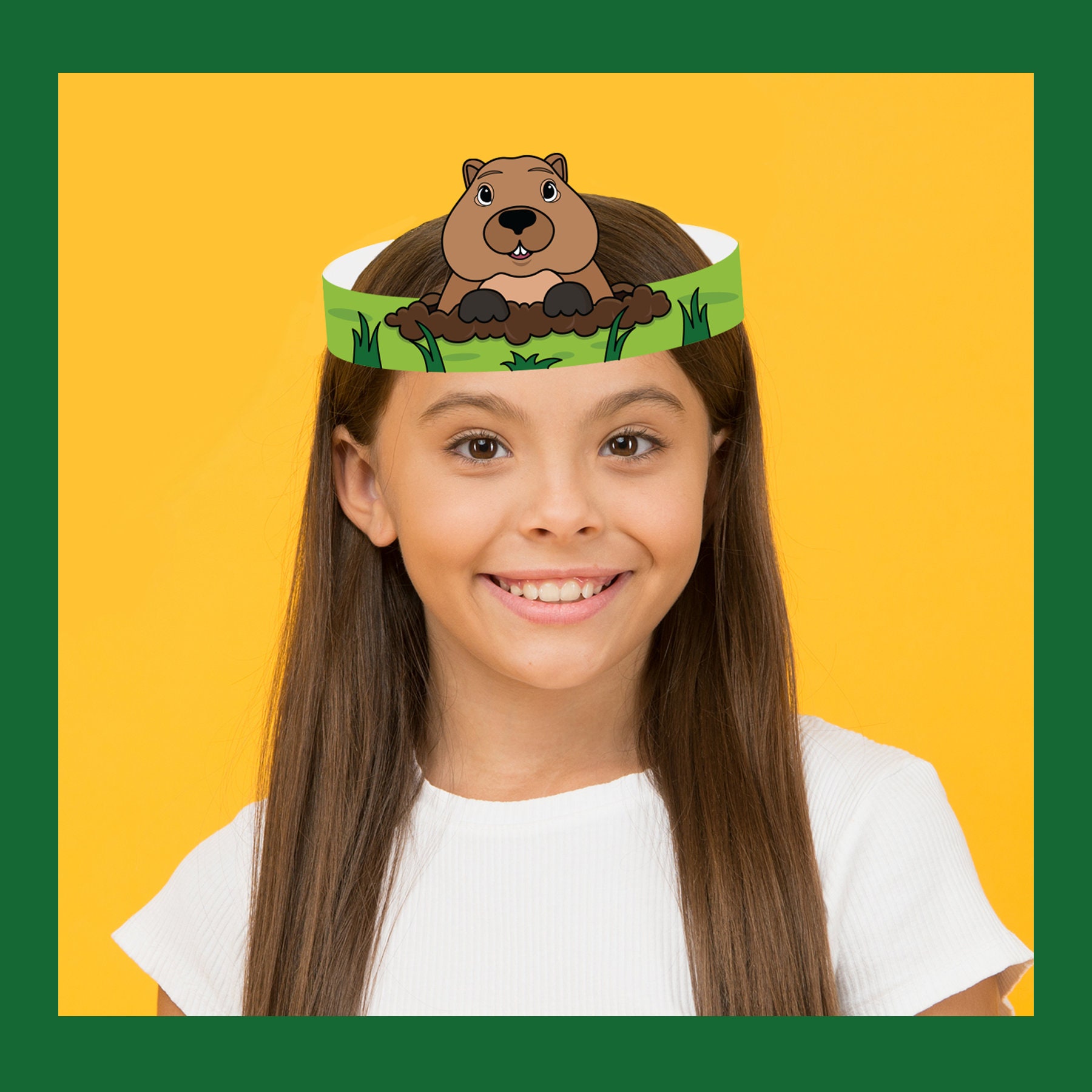 Groundhog Day PRINTABLE Activities and Craft for Kids Groundhog Paper