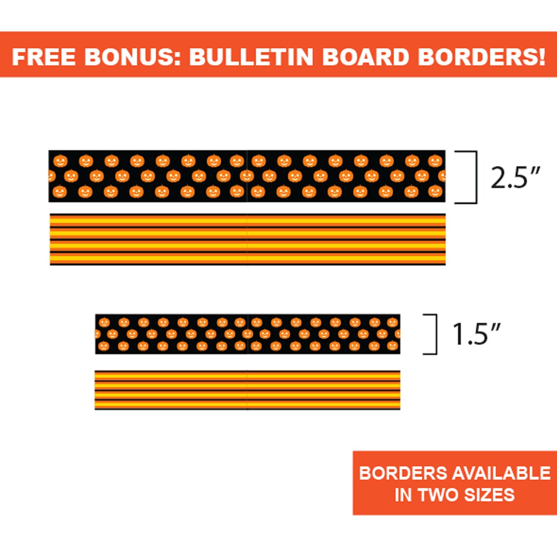 Halloween Classroom Name Tags + Bulletin Board Borders | for Bulletin ...