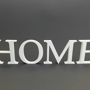 3D lettering / display HOME
