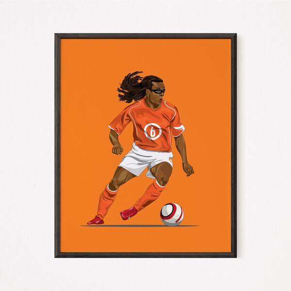 Holland- Nederland Legende en Icoon - Edgar Davids | DIGITALE DOWNLOAD | PNG-bestanden