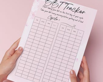 Bandelettes de test d'ovulation, Tracker d'ovulation imprimable, Tracker BBT imprimable, Tracker OPK imprimable, Planner TTC imprimable, Fertilité