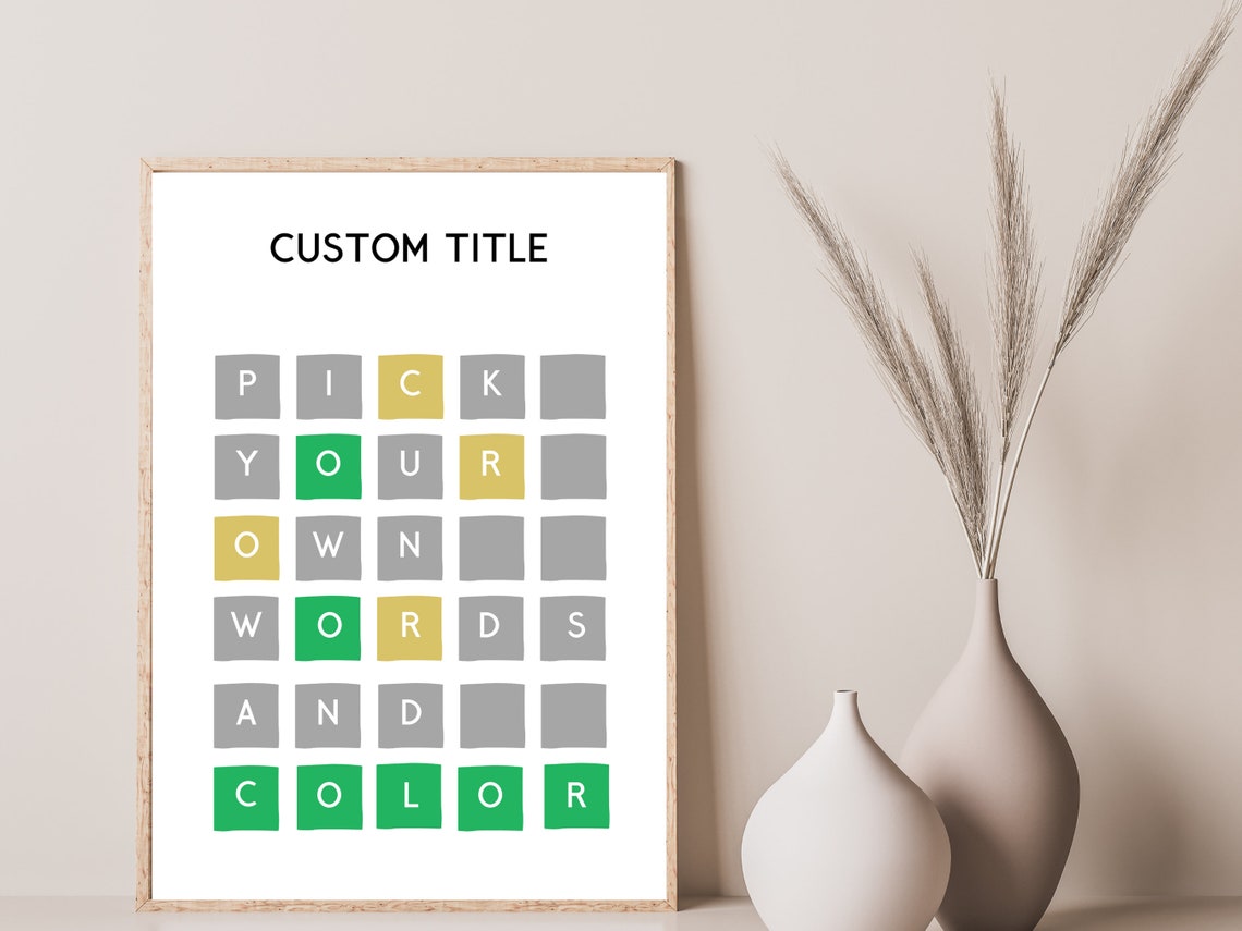 Custom Wordle Print Office Art Work for Walls Wordle Gift  Etsy