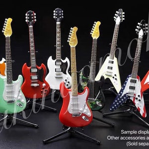 2017 Discontinued RARE F-Toys 1/12 Scale Mode Novelty Guitar MONO