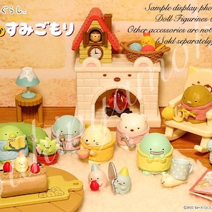 2022 Discontinued Popular Miniature Dollhouse Collection: RE-MENT Sumikko Gurashi Pokapoko Sumigomori Sweet Home - Full set / Single Box