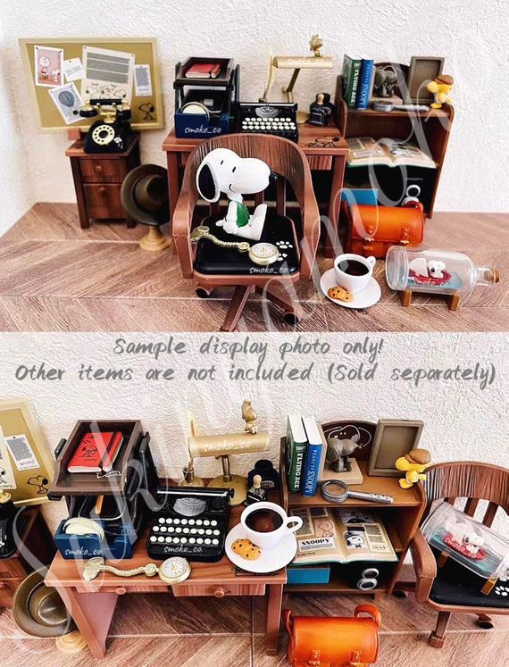 hina様専　Snoopy's VINTAGE WRITING ROOM BOX 2021 RARE Discontinued Popular Miniature Dollhouse