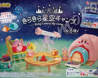 2025 Discontinued Miniature Collection: Re-Ment Kirby's Dream Land Starry Sky Camp - Full set / Single Theme
