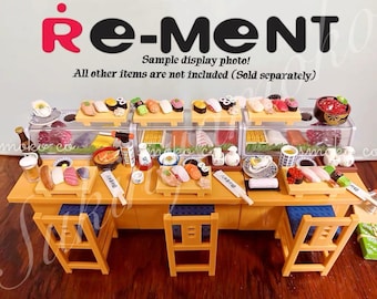 2024 Popular Miniature Dollhouse Collection: Rement RE-MENT Petit Sample Series Sushi Restaurant - Single Box