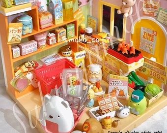 2020 Discontinued RARE Popular Miniature Dollhouse Collection: RE-MENT Use at Sumikogurashi Supermarket - Full Set / Single Box