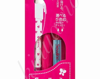 Japan Premium Quality Sewline Mechanical Drafting Fabrics Pencil 150mm”, Blue Lead Thickness 0.9mm (Including 6 Refills) / Refill Leads