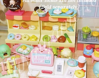 2024 Popular Miniature Dollhouse Collection: RE-MENT Sumikkogurashi Sumikko Donuts - Full Set / Single Box