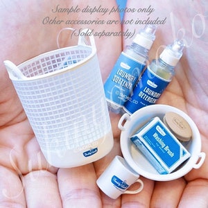 2020 Discontinued Popular Dollhouse Miniature Collection: Freddy Leck Miniature Laundry Goods