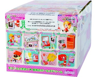 2025 Authentic Miniature Dollhouse Collectibles Japan: RE-MENT PSS Showa Retro Nostalgic Room, Ideal Dioramas, Displays, Collectors) Full S8