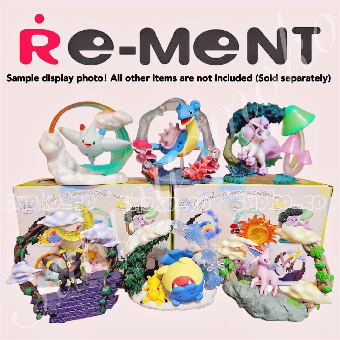 Pokemon Circular 2024 Popular Miniature Collection: Pokemon Circular Diorama Collection ...