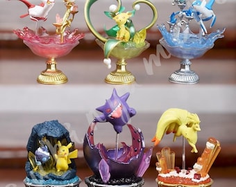 2025 Miniature Collection: Discontinued RARE RE-MENT Rement Pokemon Gemstone Collection Shining Miracle Mysterious - Single Box