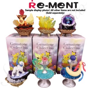 2021 Popular Miniature Collection:   Discontinued RARE RE-MENT Rement Pokemon Gemstone Collection - Single Box