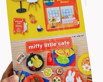 2024 Popular Miniature Dollhouse Collection: RE-MENT Miffy Little Cafe - Full Set of 8pcs