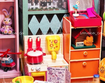 リーメント ドールハウス ミニチュア ドラえもん のび太の部屋 文房具