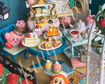 2022 Discontinued RARA Popular Miniature Collection: Re-Ment Hoshi no Kirby Afternoon Tea  - Full set / Single Box