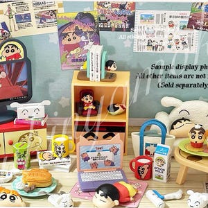 2024 Popular Miniature Dollhouse Collection: RE-MENT Crayon Shin-Chan room - Single Box