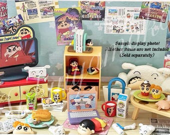 2024 Popular Miniature Dollhouse Collection: RE-MENT Crayon Shin-Chan room - Single Box