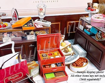 2024 Popular Miniature Dollhouse Collection: RE-MENT Petit Sample Series Petit Chocolaterie - Single Box