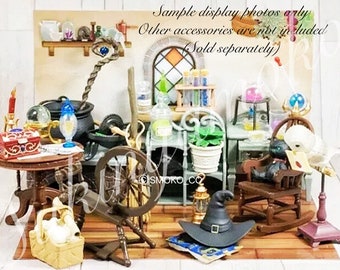 2021 Discontinued RARE Popular Miniature Dollhouse Collection: RE-MENT  Petit Sample Series Witche’s House - Single Box