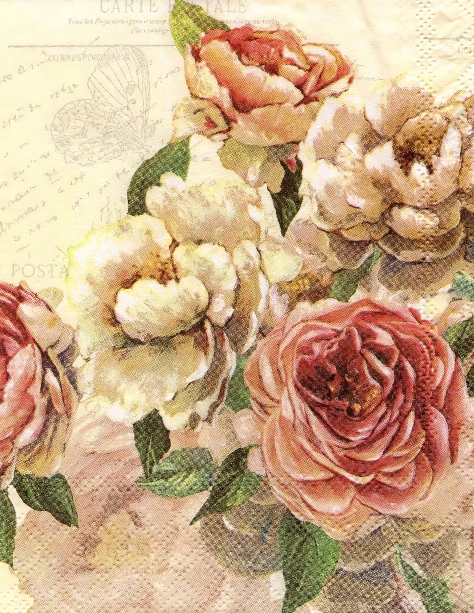 Printable Vintage Shabby Chic Flowers Junk Journal Scrapbooking Kit ...