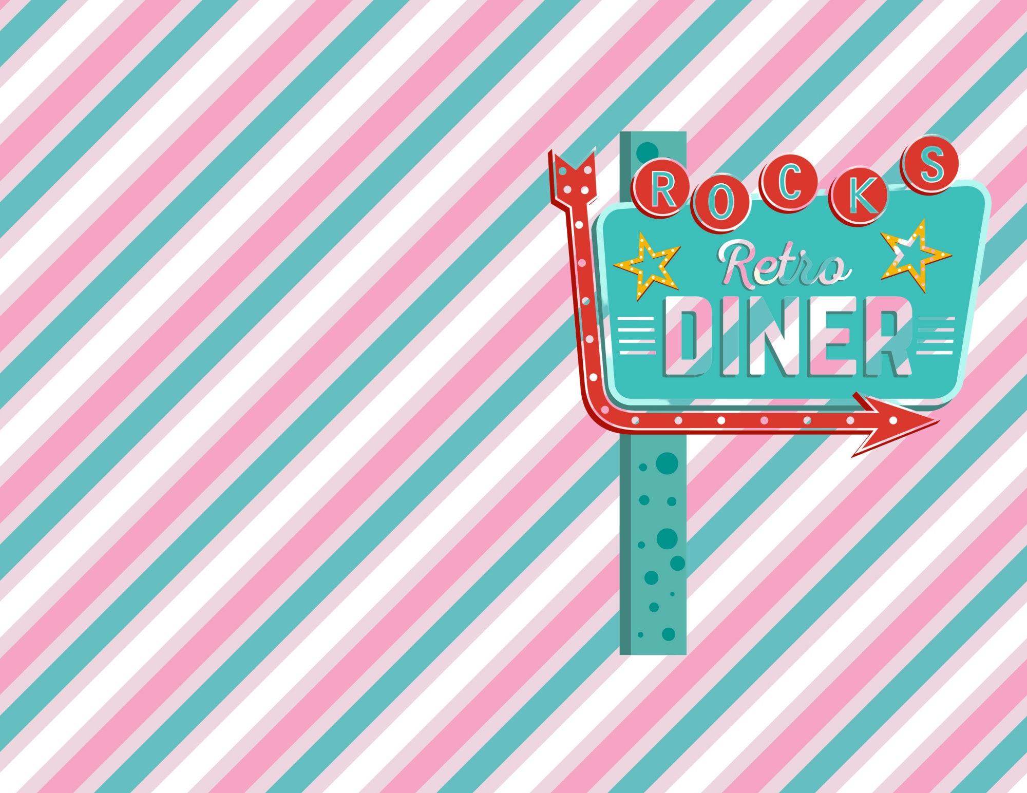 Printable Retro 50s Diner Junk Journal Scrapbooking Kit Matching ...