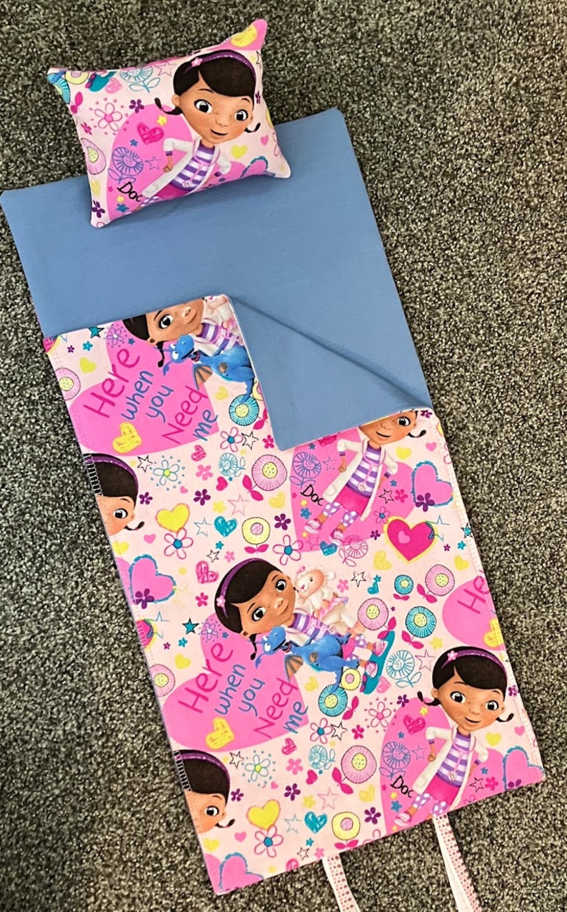 Doll Sleeping Bag With Matching Pillow for 18 Inch Doll Etsy