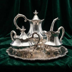 Reed and Barton Victorian Tea Set - Etsy