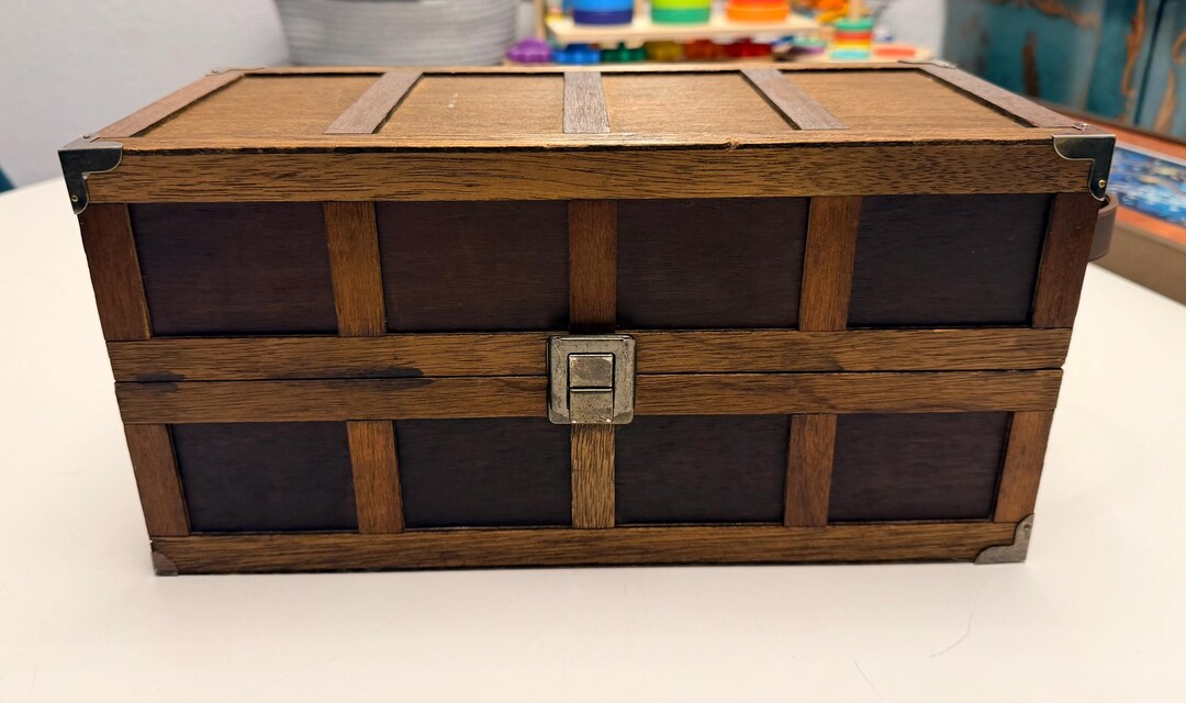 Vintage Wooden Doll Trunk (box) for Collectible Dolls Etsy