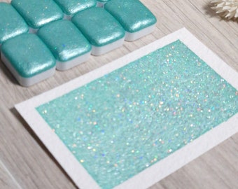 Sweetie - Glitter watercolor quarter pan or cup