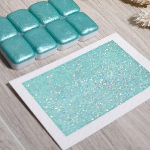 Sweetie - Glitter watercolor quarter pan or cup