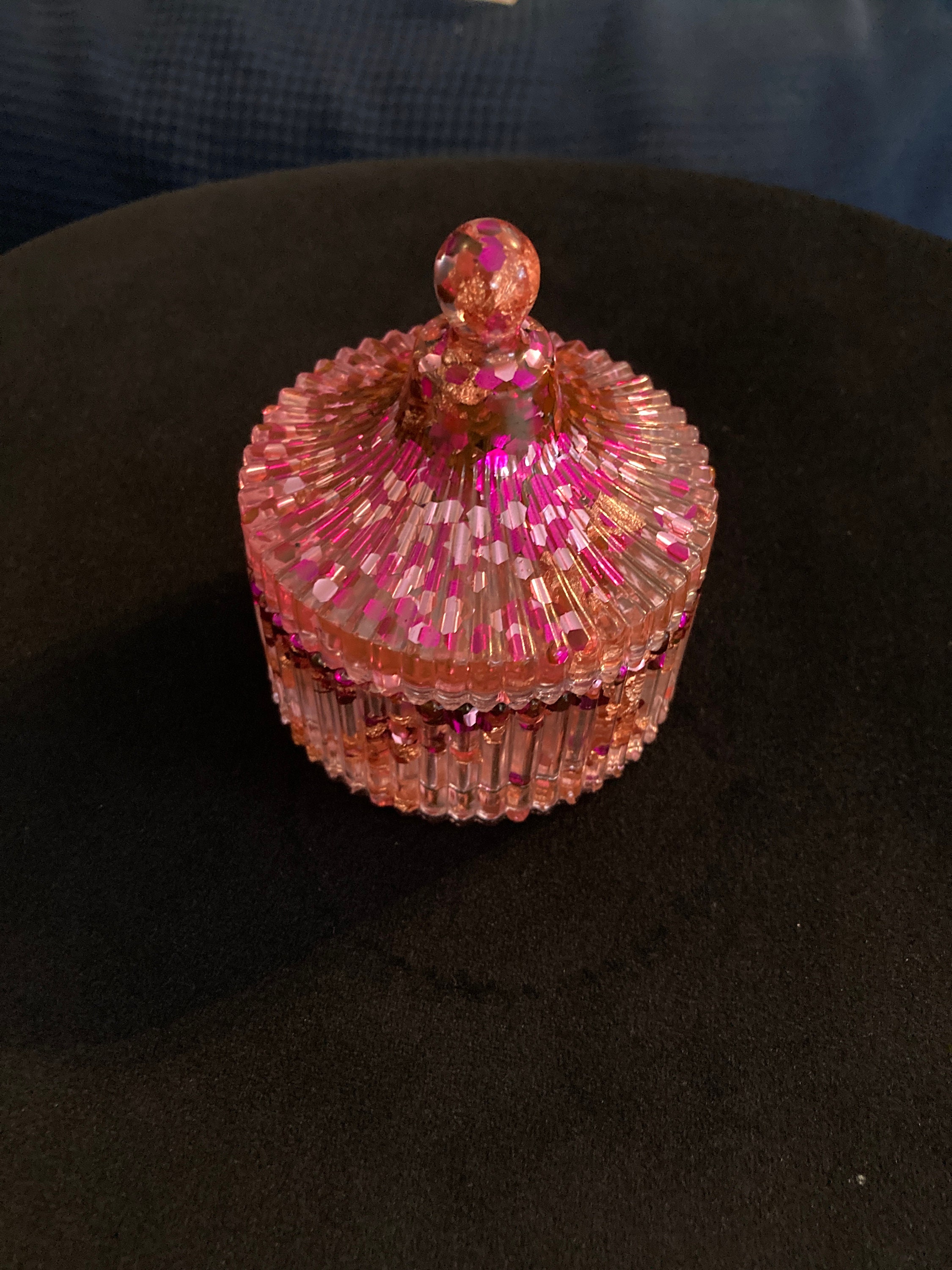 Boite Cirque Pailleté avec Feuille d'or