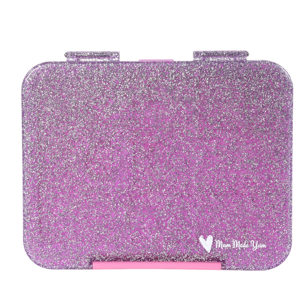 Personalised Bento Lunchbox large Sparkle Purple Etsy Australia