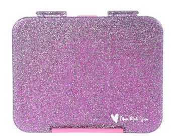 Personalised Bento Lunchbox (Large) - Sparkle Purple