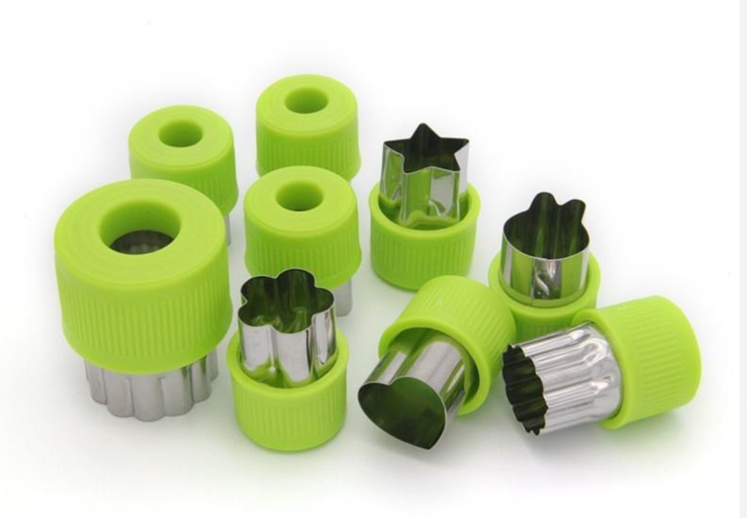 Kids Fruit & Veggie Cutters 12 Piece Set Etsy