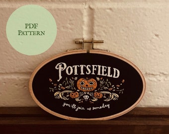 Pottsfield Embroidery Patterns // Over the Garden Wall