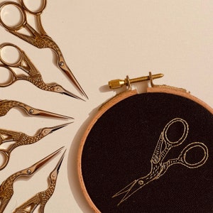 Over the Garden Wall Adelaide&#39;s Scissors Embroidery Hoop