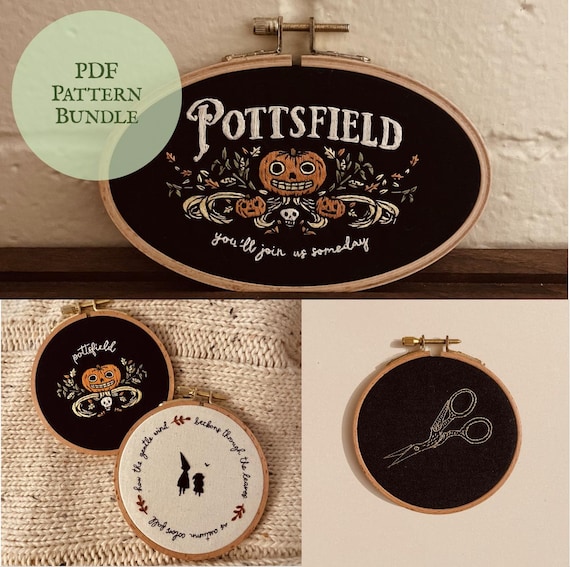 Over the Garden Wall Embroidery Pattern Bundle