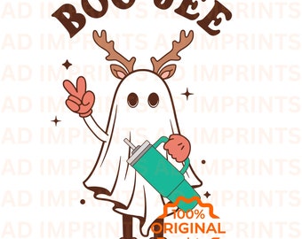 Boojee Ghost PNG Funny Christmas Sublimation Design Download Boojee Christmas SVG Retro Christmas SVG Cricut Cut File Retro Ghost Boojee Png