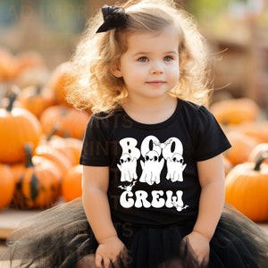 The Boo Crew SVG Kids Matching Family Halloween Shirt Svg Baby Halloween Svg Spooky Season Svg Cute Ghost Svg Boo Svg Mom Halloween Svg Fall
