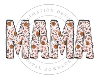 Retro Halloween Mama PNG, Retro Halloween Png, Groovy Halloween Sublimation Design, Hippie Halloween png, Spooky Mama Png, Fall Mama Graphic