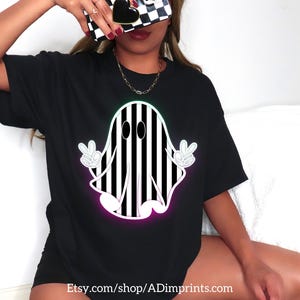 Rosa Halloween Crianças Boujee Feminino Coquete Bonito Neon Brilho Fantasma Assustador Temporada Vibes Boo Trendy Meninas Camisa Suco Png Download Instantâneo Beatle